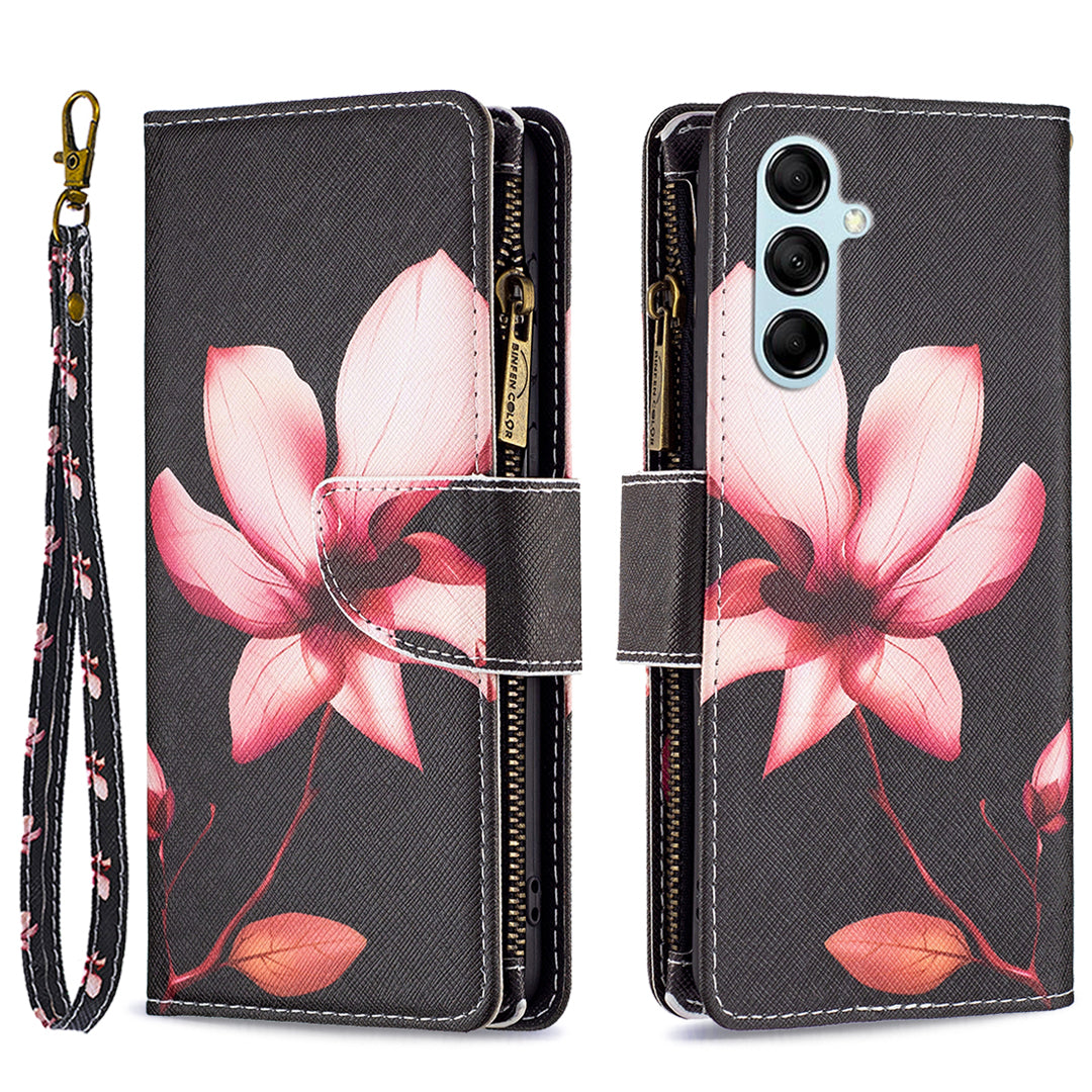 For Samsung Galaxy M14 5G BF03 Zipper Wallet Leather Phone Case Pattern Printing Wallet Stand Cover For Samsung Galaxy M14 5G BF03 Zipper Wallet Leather Phone Case Pattern Printing Wallet Stand Cover